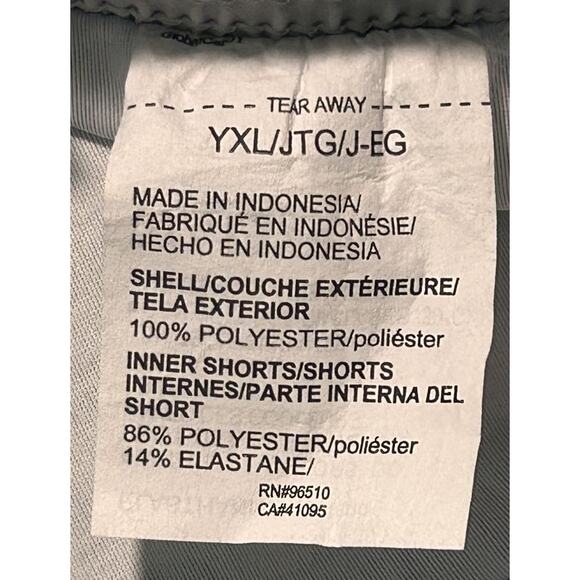 Under Armour 2 in 1 Loose Gray & Camo Running Training Shorts Youth XL - Picture 8 of 8